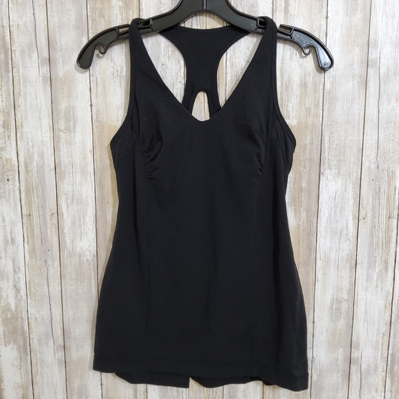 Lululemon Racerback  Tank Black Size M - Picture 1 of 9